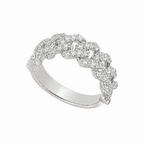 14K White Gold Diamond Band Ring – 1.15CT WB058 IJGJ