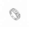 14K White Gold Men’s Wedding Band Diamond Ring – 1.93CT WB0123 GTJJ