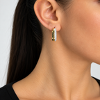 14K Yellow Gold Diamond Earrings – 0.78 CT