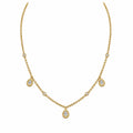 14k Yellow Gold 0.67 CT Diamond Necklace – 18” Adjustable to 16” AN11291