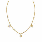 14k Yellow Gold 0.67 CT Diamond Necklace – 18” Adjustable to 16” AN11291