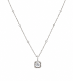 14k White Gold 2.03 CT Lab-Grown Diamond Pendant Necklace – G VS1 DP070, ITJJ