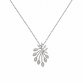 18K White Gold Diamond Pendant Necklace – 2.30 CT Diamonds GZJJ