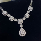 14K White Gold 1.61ct Diamonds Necklace NK112595-002 , ISSJ