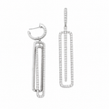 14K White Gold Diamond Earrings – 2.96CT PJE5122-008
