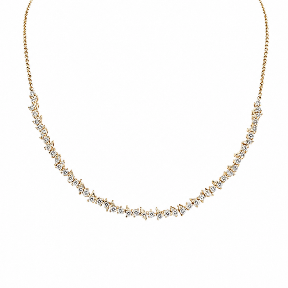 14K Yellow Gold 2.55 CT Diamond Necklace KVN00308-010
