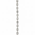 18K White Gold Emerald-Cut Diamond Link Bracelet – 5.07ct DB0070 TZJJ