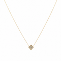 14K Yellow Gold Diamond Pendant Necklace – 0.55 CT Natural Diamonds PJNP5659A-004