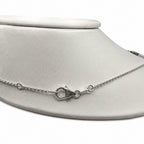 18K White Gold Black & White Diamond Station Necklace – 1.35ct Diamonds DN0075 ITGJ