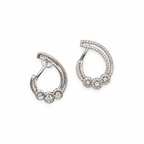 14K White Gold Diamond Earrings | 0.77ct Total Diamonds DC-E14459-1