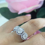 14K White Gold Diamond Ring – 1.42CT | DR058