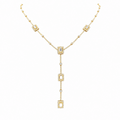 18K Yellow Gold Diamond Drop Necklace – 4.70 CT Diamonds NK02169