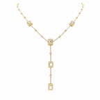 18K Yellow Gold Diamond Drop Necklace – 4.70 CT Diamonds NK02169