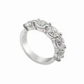 14K White Gold 3.60CT Round Diamond Ring WB604 STJJ