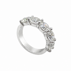 14K White Gold 3.60CT Round Diamond Ring WB604 STJJ
