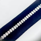 14K White Gold Lab Grown Oval Cut Diamond Bracelet with 12.42CT Diamonds DB0109 GLJJ