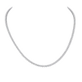 14K White Gold 2.60CT Natural Diamond Necklace – 15” DN053 ITJJ