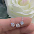 14K White Gold 1.52ct natural CE diamonds necklace F-G ,SI1 DP027 IGJJ