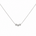 14K White Gold 2.10 CT Clarity-Enhanced Round Diamond Pendant Necklace – 16” & 18” GNTJ