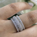 18K White Gold Diamond Eternity Ring – 5.80CT Total Diamonds | WB101