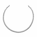 18K White Gold 1.00 CT Diamond Necklace DN108 IEJJ