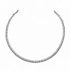 18K White Gold 1.00 CT Diamond Necklace DN108 IEJJ