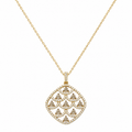 14K Yellow Gold Diamond Pendant Necklace – 0.77ct DC-N12197