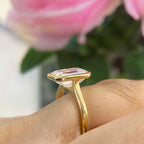 18K Yellow Gold Lab-Grown Diamond Ring – 4.00CT D/VS1