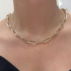 14K Yellow Gold Natural Diamond Chain Style Necklace – 4.80CT | KVN00141YG
