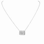 14K White Gold Lab Grown Diamond Necklace – 2.72ct G/VVS2 DP071 IJJJ