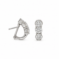 14K White Gold 2.42 Ct Diamond Earrings