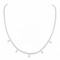 18K White Gold Diamond Necklace – 4.79ct R16832-2