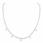 18K White Gold Diamond Necklace – 4.79ct R16832-2