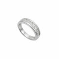 14K White Gold Princess Cut Diamond Band Ring – 1.62CT WB140 IGTJ