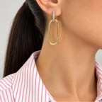 14K Yellow Gold Diamond Earrings – 0.92CT