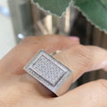 14K White Gold Diamond Ring – 0.81CT | DCR3096-1