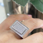14K White Gold Diamond Ring – 0.81CT | DCR3096-1