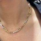18K Yellow Gold Diamond Chain Necklace – 1.11CT | YN40064