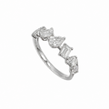 14K White Gold Multi-Shape Diamond Ring – 1.06CT Diamonds AR17325-007