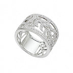 18K White Gold 0.55 CT Diamond Ring WB076 IJJJ