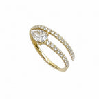 14K Yellow Gold Open Wrap Ring – 1.10CT Diamonds AR17251-014