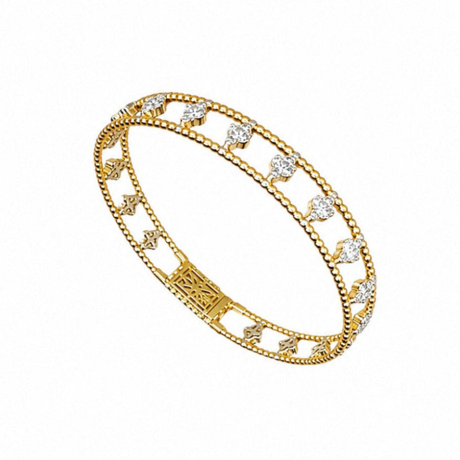 14K Yellow Gold Diamond Bangle – 1.46 CT DB00073 ITJJ