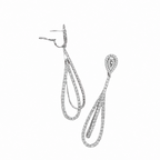 14K White Gold Diamond Earrings – 5.90ct Diamonds PJE4632-005