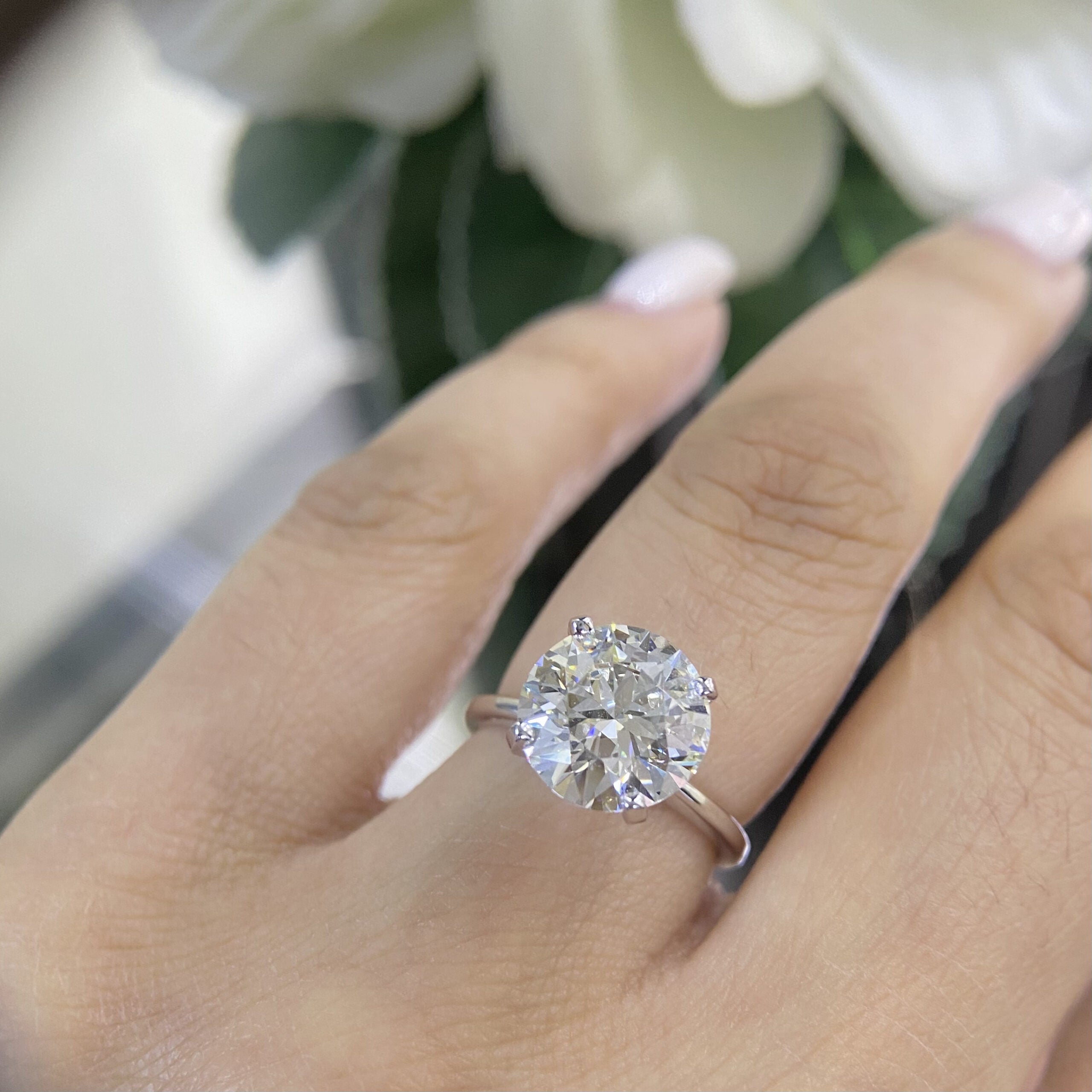 GIA Certified Natural Diamond Ring – 3.91CT VS2/K | NLJJJ