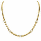 14K Yellow Gold Diamond Necklace KVN00197-004