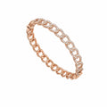 18K Rose Gold Pavé Diamond Bangle Bracelet – 1.75CT DBAN027 GNJJ