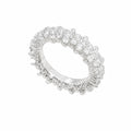 14K White Gold 2.97CT Diamond Eternity Band Ring WB160 GJTJ