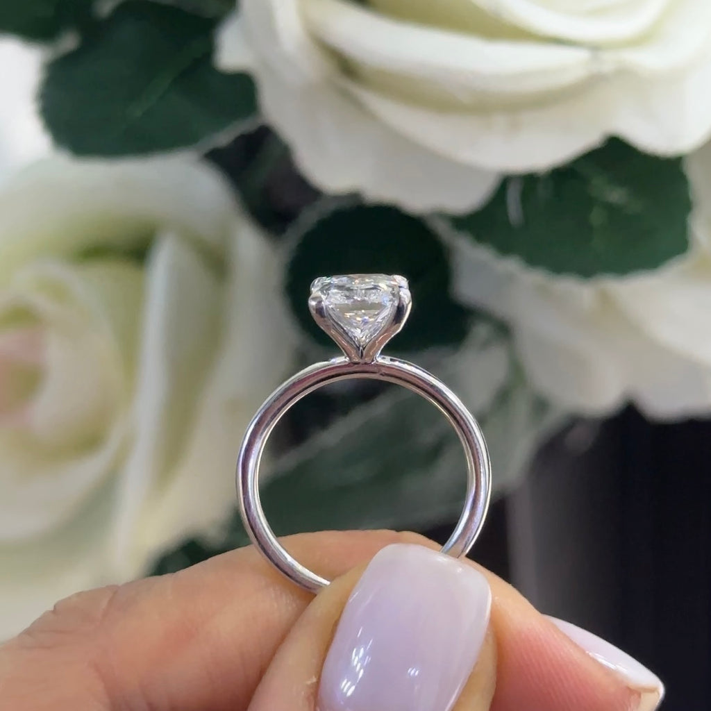 14K White Gold Lab-Grown Diamond Ring – 3.21CT VS | RADER018 GJJJ