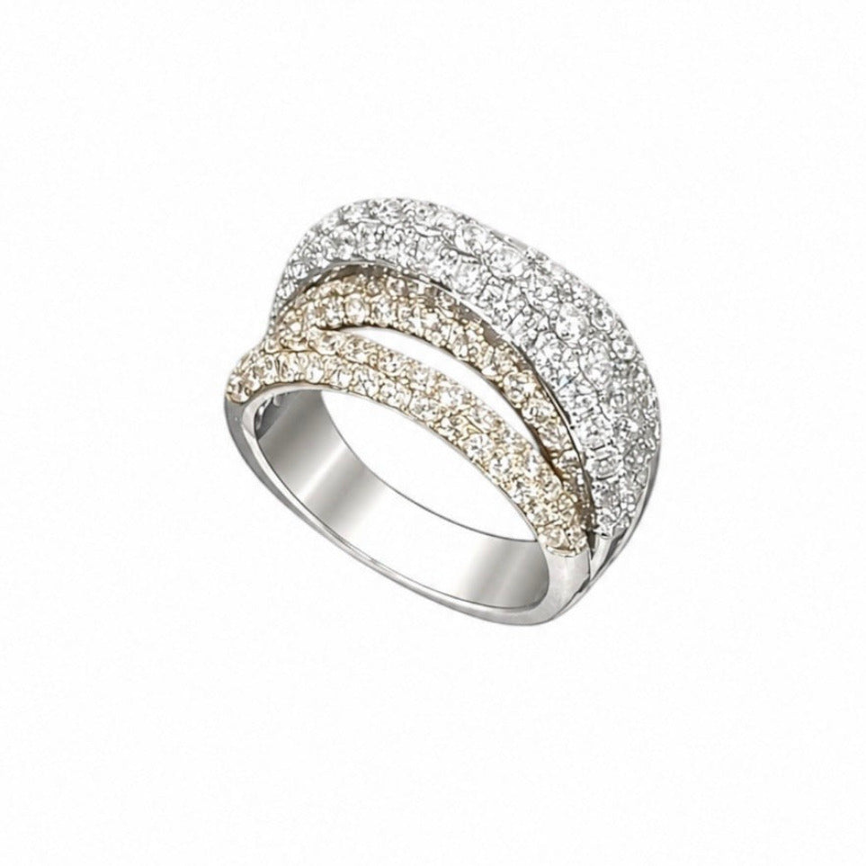 14K White Gold 3.68 CT Diamond Ring MSR0309