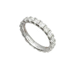 14K White Gold 1.86CT Diamond Eternity Ring WB520 ITJJ